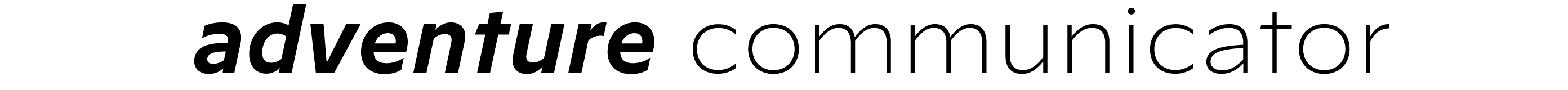 adventure communicator